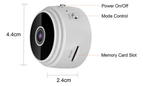 Xt Cámara De Vídeo 240mah Ir Vision Mini 128gb Cámara