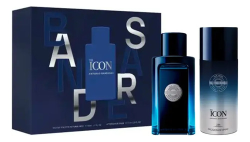  Perfume Antonio Banderas The Icon Edt 100ml + Desodor150ml 