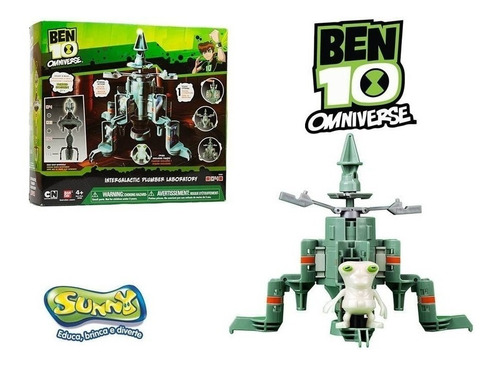 Playset Ben 10 3 Modelos Diferentes Fusionables C/ Muñeco 