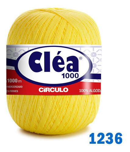 Linha Cléa 1000m Círculo Crochê Cor 1236 - Lima