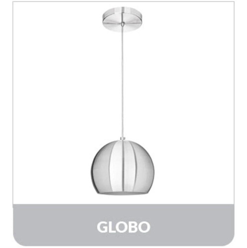 Pendente Aluminio Globo 1e27 Avant P9113s