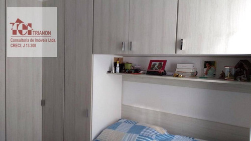 Apartamento Com 2 Dormitórios À Venda, 45 M² Por R$ 230.000,00 - Parque São Vicente - Mauá/sp - Ap3060