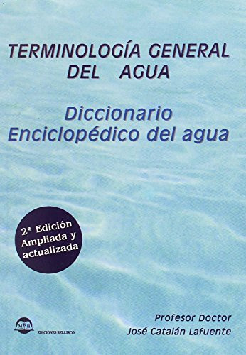 Libro Terminología General Del Agua De José  Catalán Lafuent