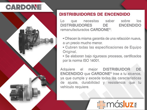 Distribuidor Ignición Mighty Max 4 Cil 2.6l 83 Reman (Reacondicionado)