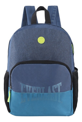 Mochila Everlast 16 PuLG Unisex Sport Color Azul - 16003