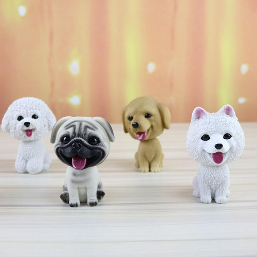 Resina Bobble-head Dashboard Dog Toy For Kids Dashboard