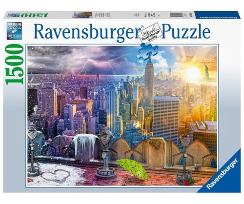 Puzzle 1500pz Estaciones De Nueva York - Ravensburger 160082