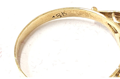 Anillo Solitario Oro 18kts 1,5grs N°13 Brumat