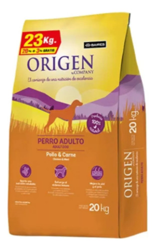 Origen By Company Perro Adulto X 20 Kg.