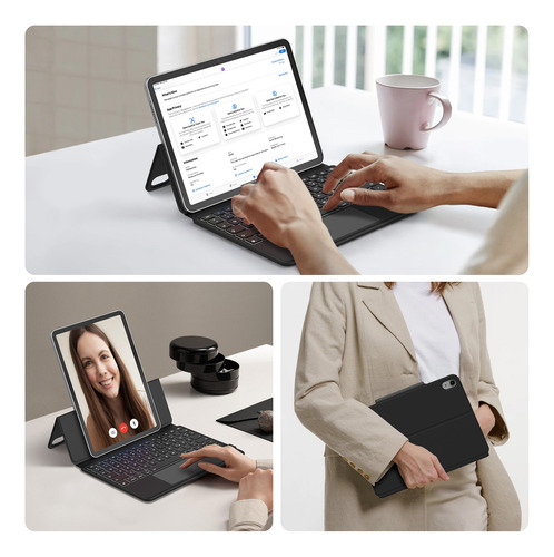 Smart Keyboard Para iPad 10th Geração A2696/a2757/a2777