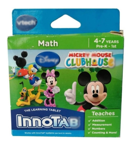 Juego Vtech Innotab Software Disney Mickey Mouse Clubhouse (Usado)
