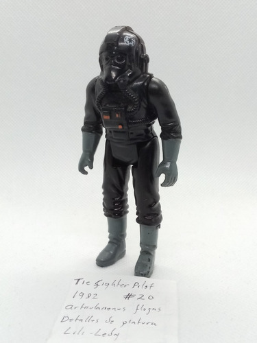 Star Wars Vintage Tie Fighter Pilot 1982 #20 Lili Ledy