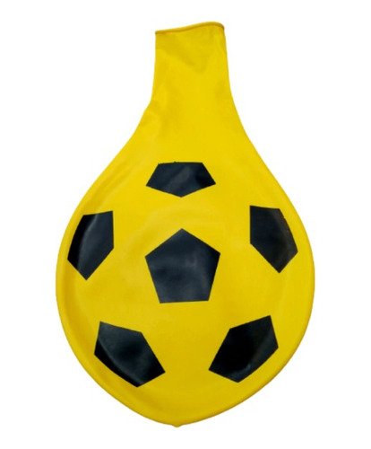 Globo Piñata Pelota De Futbol Amarilla