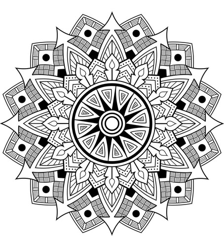 Pdf Imprimible Para Colorear: 100 Mandalas Maravilla