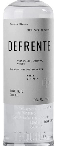 Pack De 12 Tequila Defrente Blanco 700 Ml