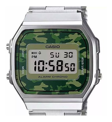 Reloj Casio Vintage Unisex Acero Inoxidable A-168wec-3df