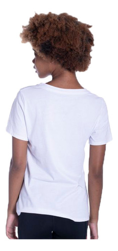 Remera Converse Lifestyle Mujer Metals Patch Blanco Fuk