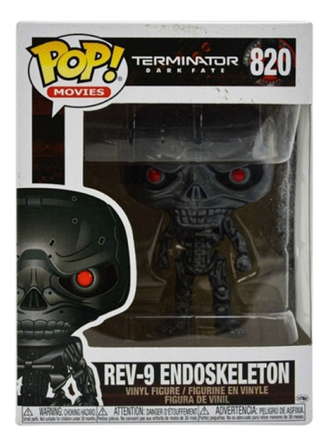 Terminator Dark Fate Rev 9 Endoskeleton #820 Movies Funko Cd