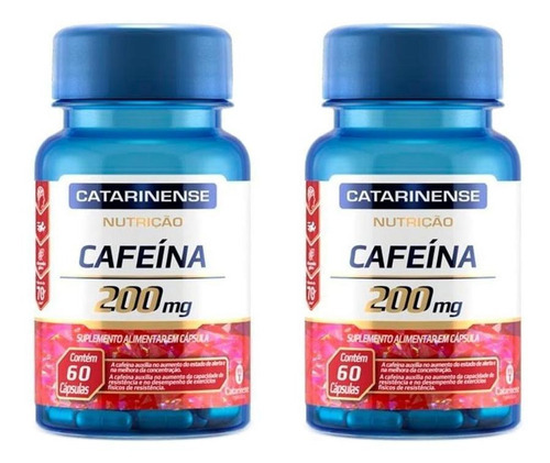 Kit 2 Cafeína - 60 Cápsulas - Catarinense Sabor Neutro