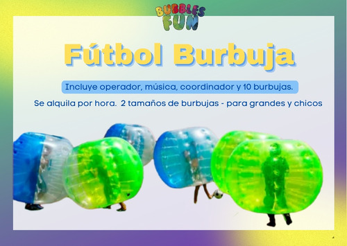 Bubble Soccer Inflable - Alquiler De Inflables Deportivos 