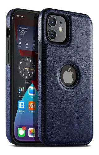 Funda Protector Mikki Para iPhone Tipo Piel Leather Case