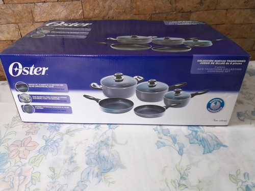 Juego De Ollas De Cocina 8 Piezas Marca Oster Os-16695