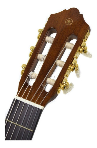Imagen 5 de 5 de Guitarra criolla clásica Yamaha C80 para diestros natural brillante