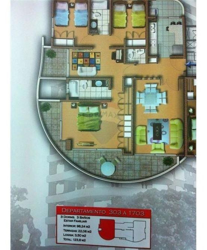 Amplio Departamento Sector Sur