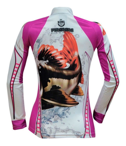 Imagem 2 de 3 de Camiseta De Pesca King Brasil Sublimada Manga Longa - Kff401