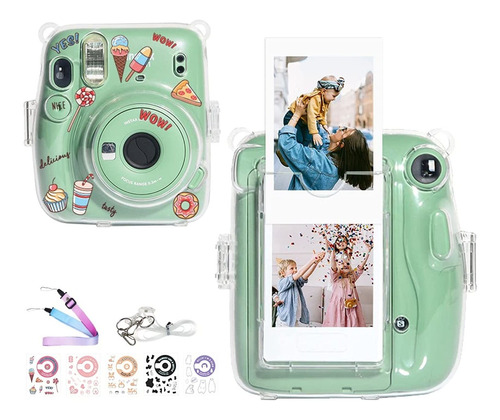 Caiyoule Funda Transparente Para Fujifilm Instax Mini 11 Cám