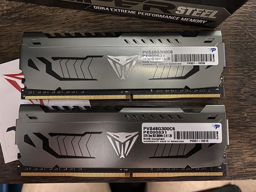 Imagem 3 de 3 de Kit Memória Ddr4 16gb (2x8) Patriot Viper Steel 3000 Mhz