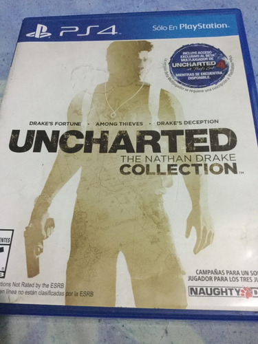 Playstation 4 Uncharted The Natan Drake Colección Seminuevo.