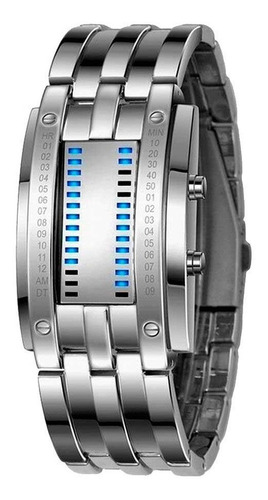 Reloj Led Binario Modelo E-men Moda Estilo Robot