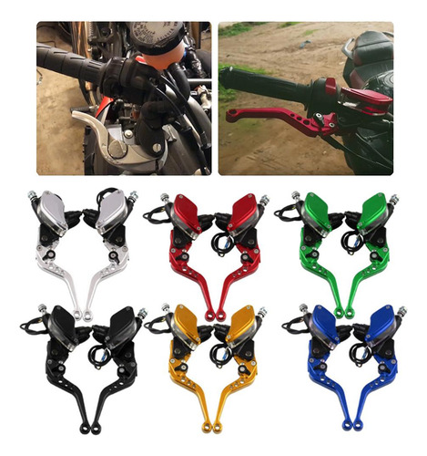 Manillar De La Motocicleta De 22mm Doble Embrague
