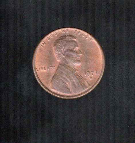 Ltc791. Moneda De Estados Unidos De 1 Penny, 1971 D.