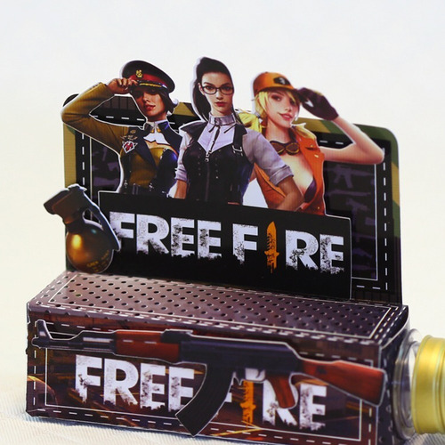 Imagem 6 de 6 de Mini Kit 40 Peças - Tema Free Fire