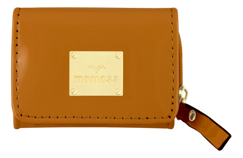 Cartera De Dama Momoss Mini Triple Lisa Con Monedero Mow1012