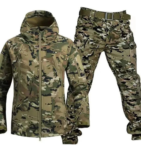 Chaqueta Militar Táctica Impermeable Para Hombre