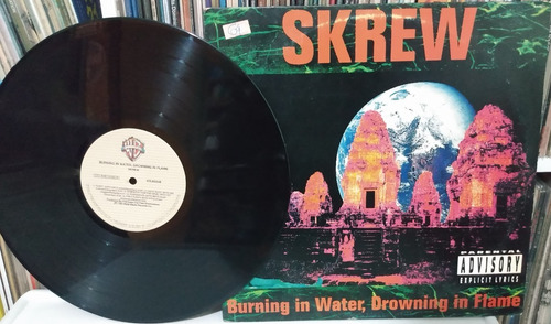Lp - Skrew - Burning In Water, Drowing In Flame - 1992 (Usado)