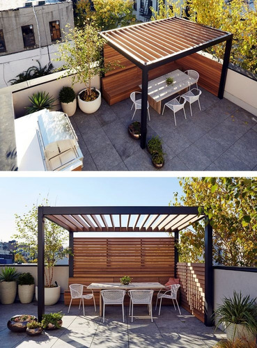 Imagen 5 de 12 de Pergola Personalizada Para Patios Exteriores Terrazas Jardin