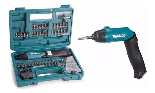 Atornillador Inalámbrico 3.6v +81 Accesorios Makita Df001dw