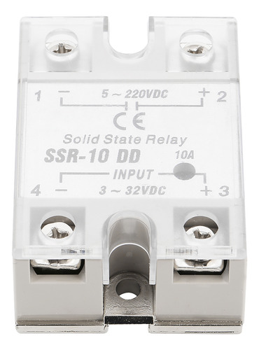 Relé De Estado Sólido Ssr-10 Dd 10a 5-220vdc Para Uso Indust