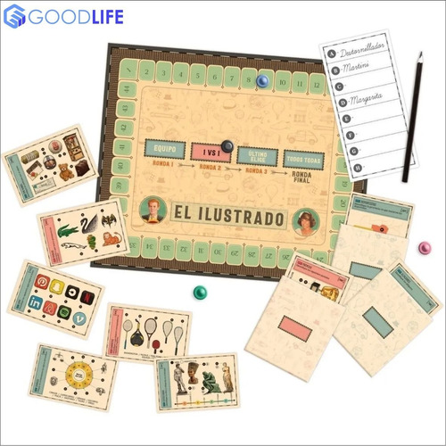 Imagen 4 de 9 de El Ilustrado Juego De Mesa Cultura General Dibujo Maldon