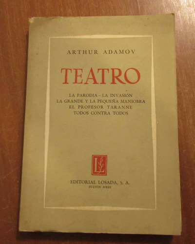 Libro Teatro - Arthur Adamov