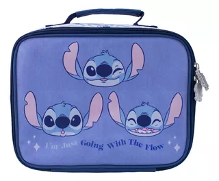 Lonchera Disney Stitch Con Asa Escolar Infantil O Adulto