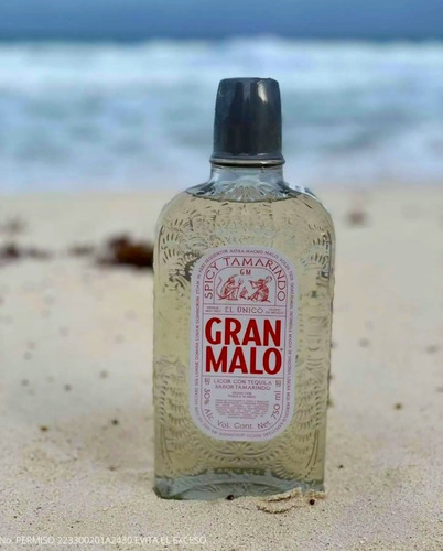 Botella Licor De Tequila Gran Malo Spicy Tamarido 750ml