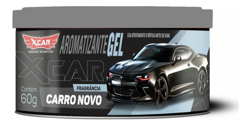 Aromatizante Gel Carro 60g Xcar Produtos Automotivos