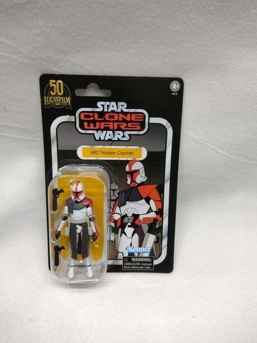 Star Wars Clone Wars Arc Trooper Capitan Clon Rojo 50 Years