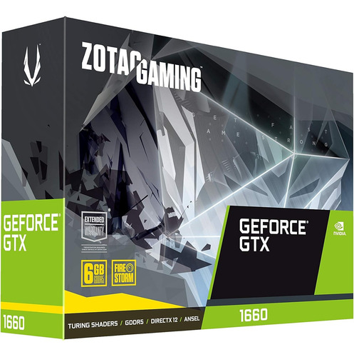Tarjeta Video Zotac Geforce Gtx1660 6gb Gddr5 192 Bits
