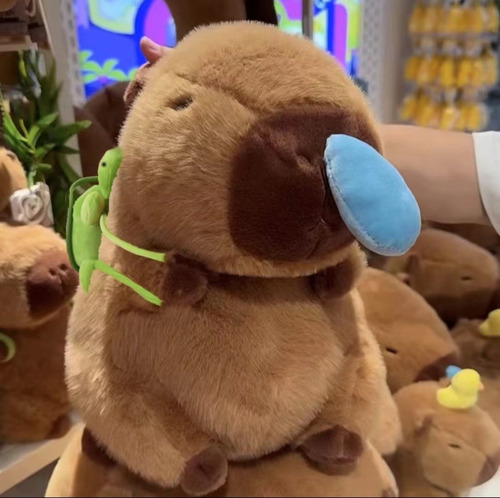 Muñeco Capibara De Felpa De 25 Cm, Regalo De Cumpleaños Para